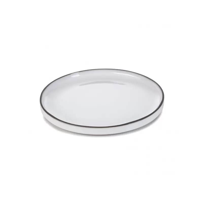 Revol Caractere Collection Dessert Plate - White Cumulus - Set of 4 pcs