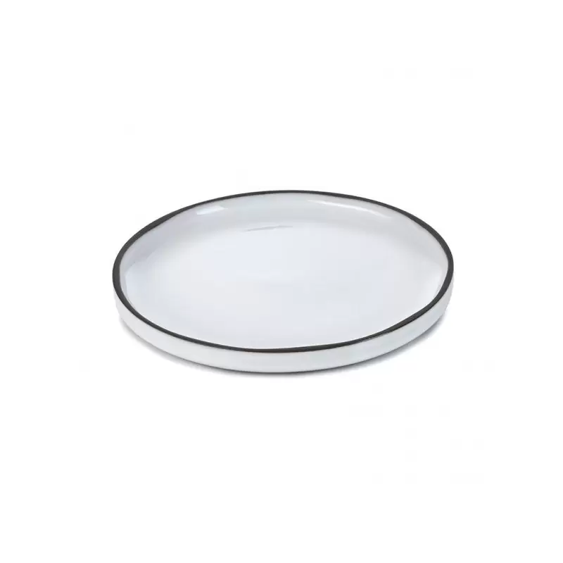 Revol Caractere Collection Bread Plate - White Cumulus - Set of 4 pcs