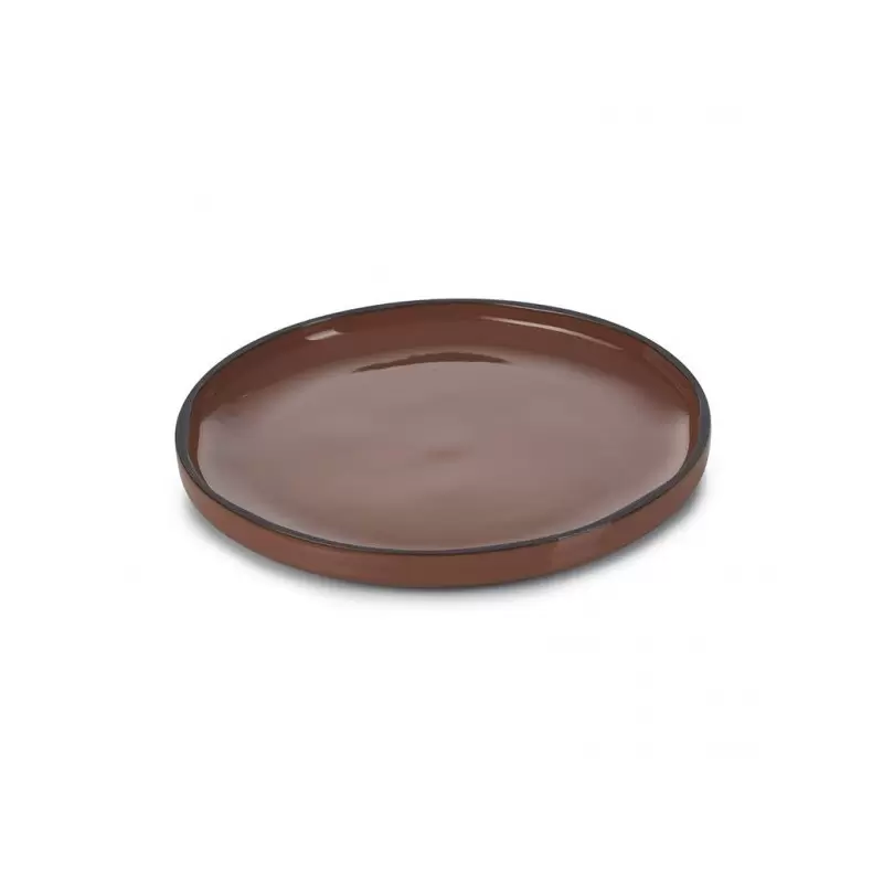 Revol Caractere Collection Bread Plate - Cinnamon - Set of 4 pcs