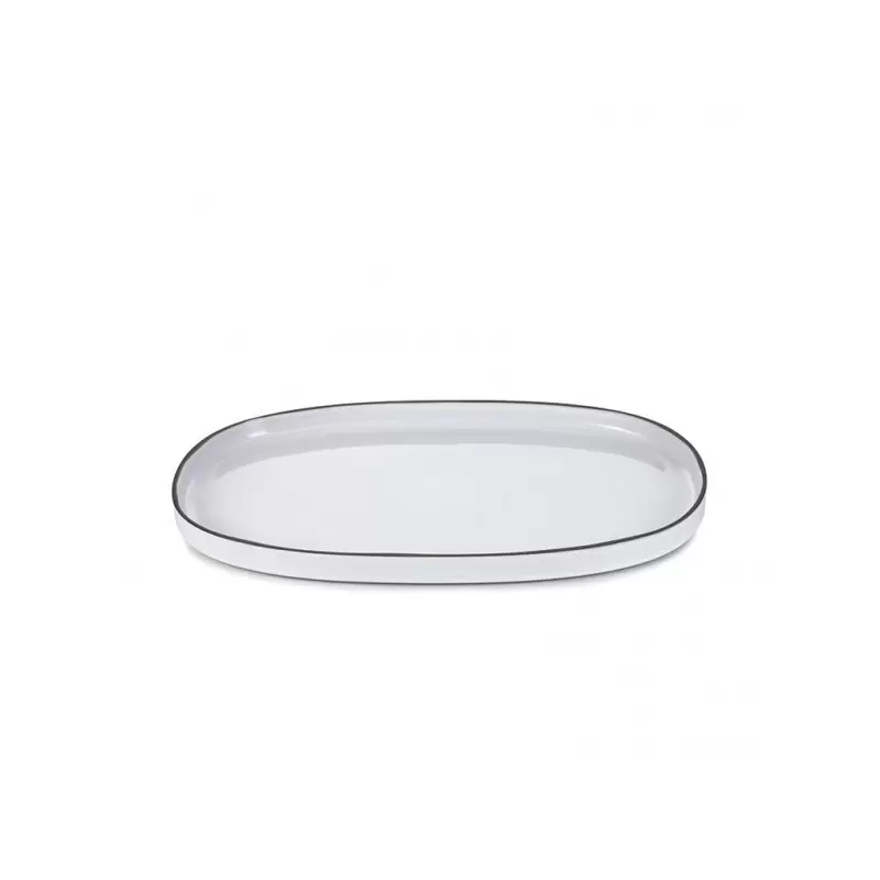 Revol Caractere Collection Oval Dish - White Cumulus