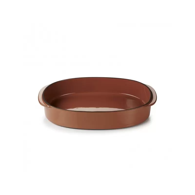 Revol Caractere Culinaire Collection Rect.Oblong Dish 34x25 cm - Cinnamon