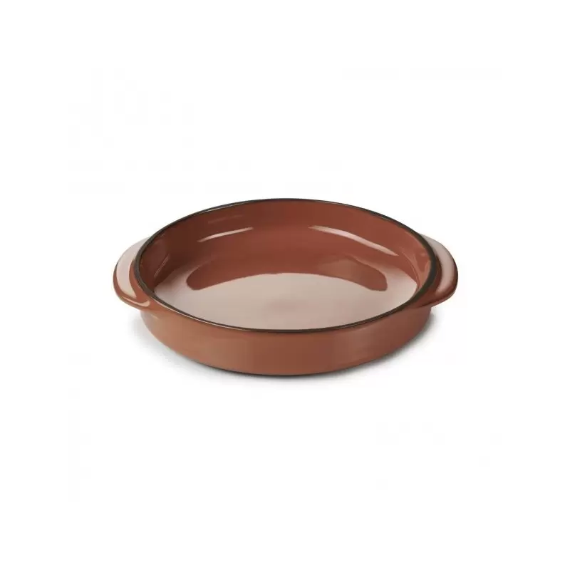 Revol Caractere Culinaire Collection Round Dish 14 cm - Cinnamon - Set of 4 pcs