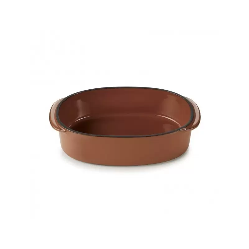 Revol Caractere Culinaire Collection Rect.Oblong Dish 16x11 cm - Cinnamon - Set of 6 pcs