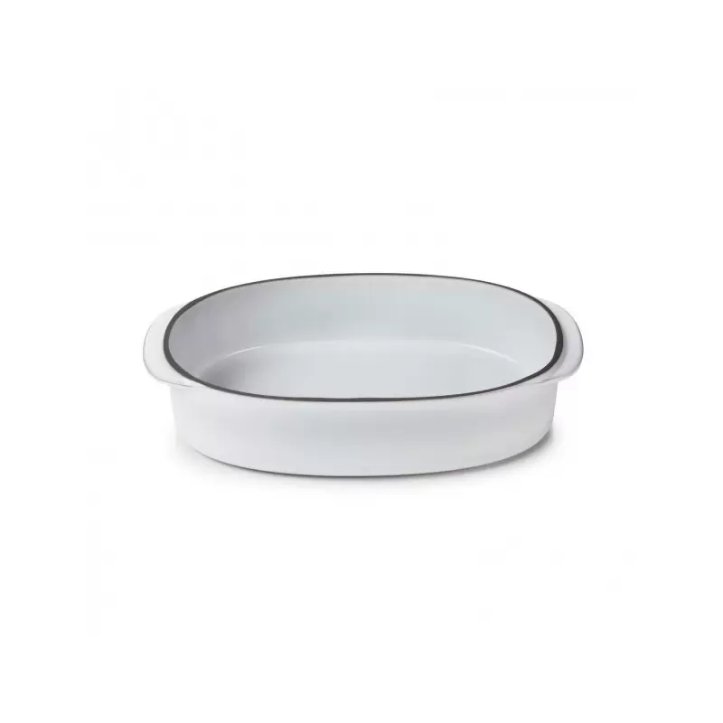 Revol Caractere Culinaire Collection Rect.Oblong Dish 26x18.5 - White Cumulus - Set of 2 pcs