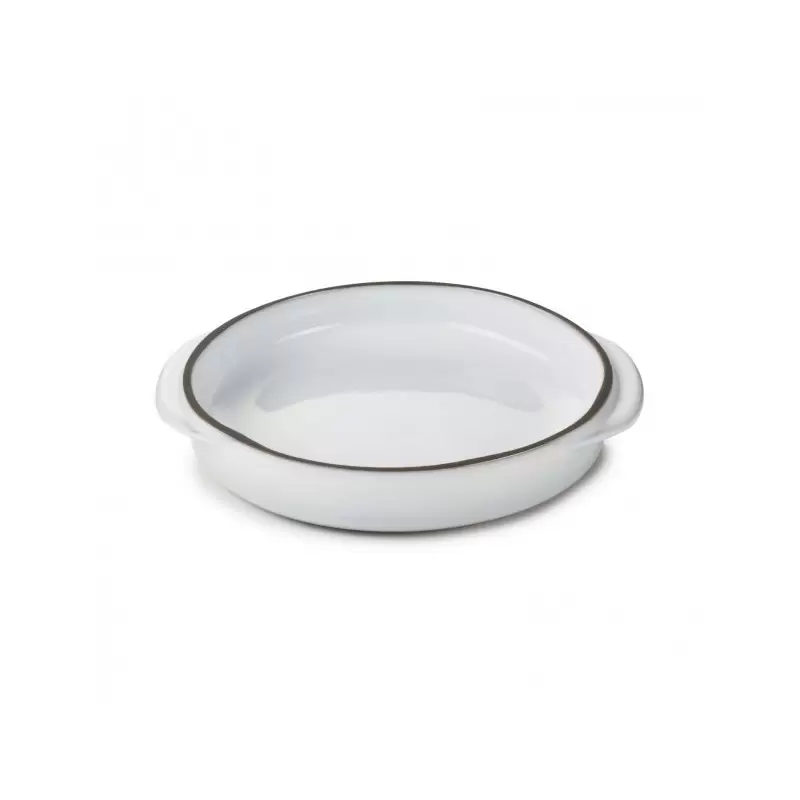 Revol Caractere Culinaire Collection Round Dish 14 cm - White Cumulus - Set of 4 pcs