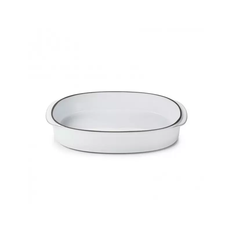 Revol Caractere Culinaire Collection Rect.Oblong Dish 34x25 cm - White Cumulus