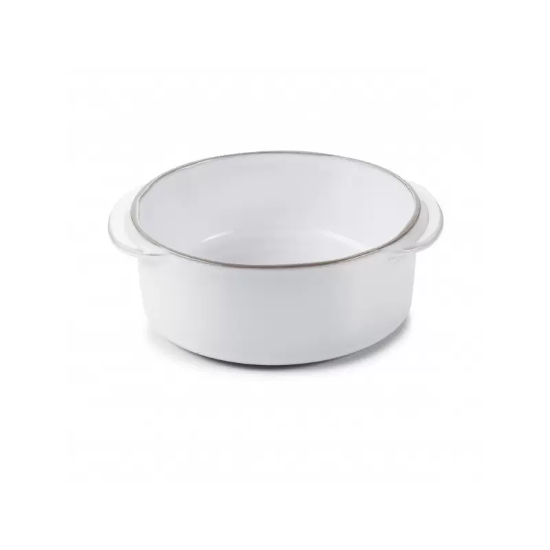 Revol Caractere Culinaire Collection Cocotte 25 cl Without Lid - White Cumulus - Set of 4 pcs