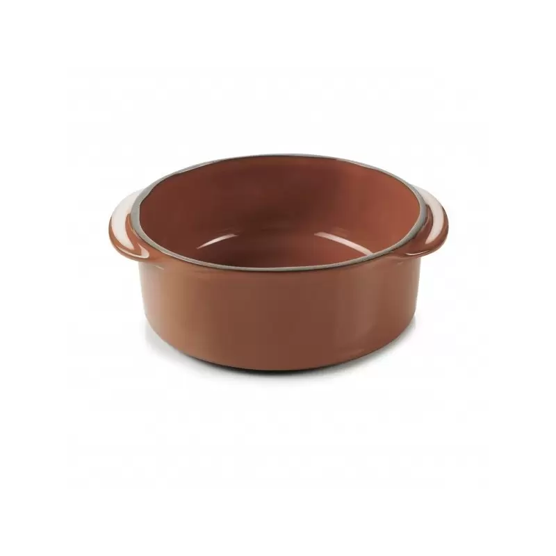 Revol Caractere Culinaire Collection Cocotte 25 cl Without Lid - Cinnamon - Set of 4 pcs