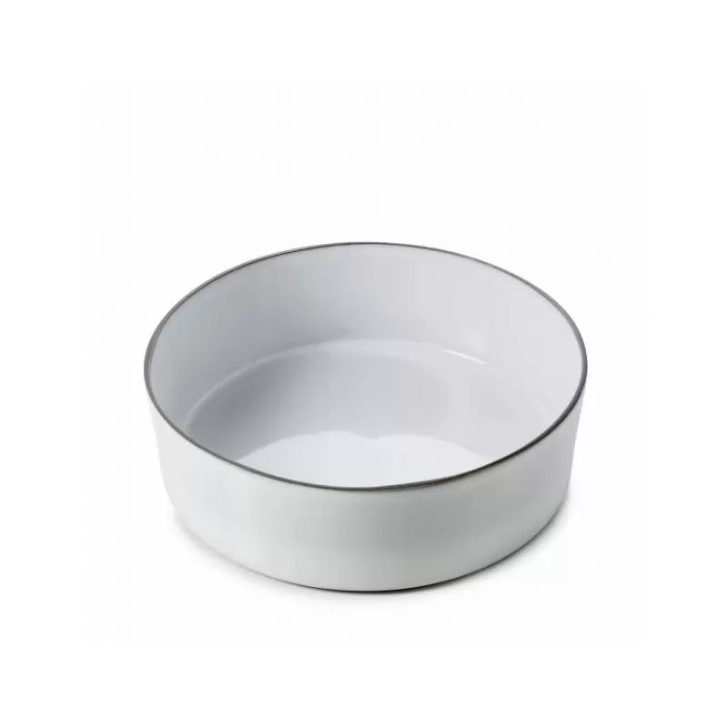 Revol Caractere Culinaire Collection Salad Bowl 25 cm - White Cumulus - Set of 2 pcs