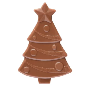 Thermoformed Polycarbonate Chocolate Tablet Mold - Christmas Tree - 21 cavity - 45 mm x 30 mm x h 3 mm - 2 gr