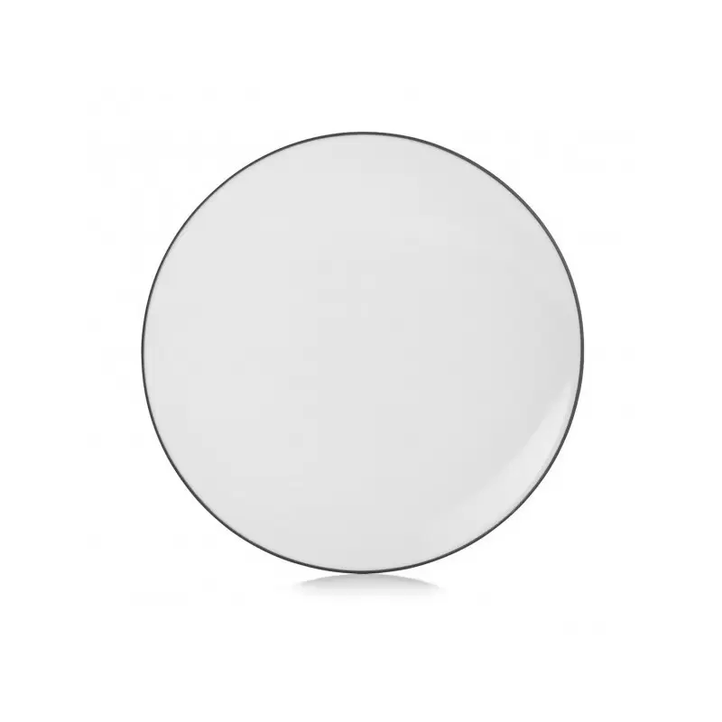 Revol Equinoxe Collection Dinner Plate 24 cm - White Cumulus - Set of 6 pcs