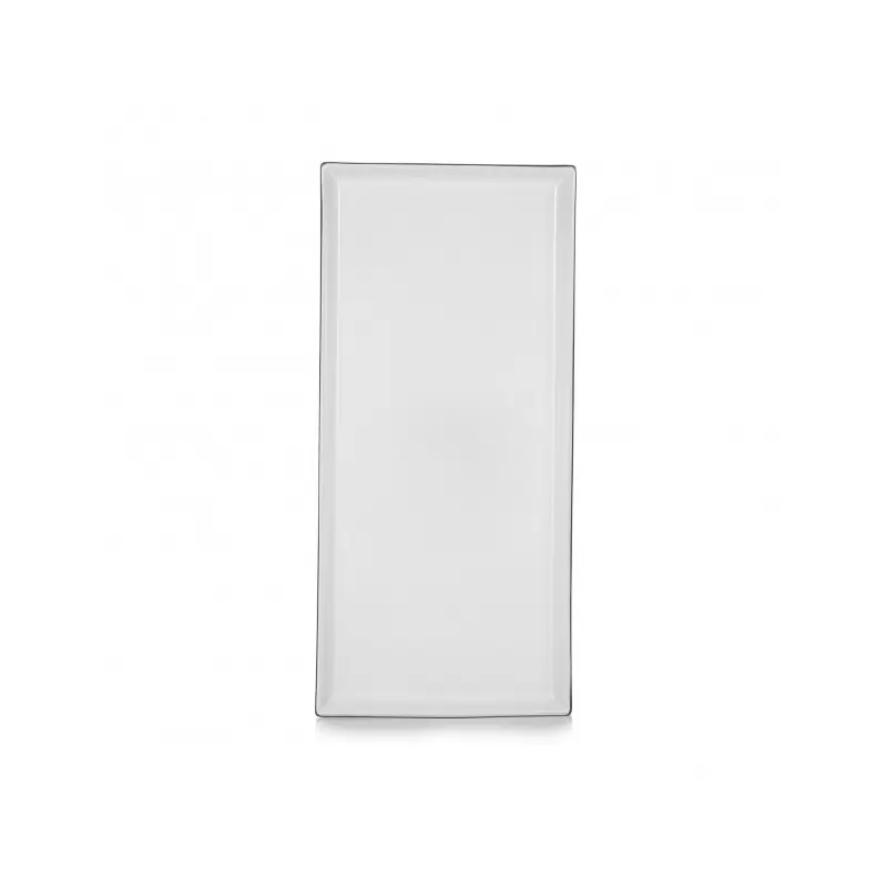 Revol Equinoxe Collection Rectangular Plate 32.5 cm - White Cumulus - Set of 4 pcs