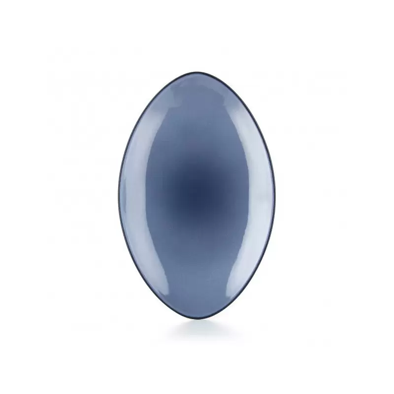 Revol Equinoxe Collection Oval Plate 35 cm - Cirrus Blue - Set of 4 pcs