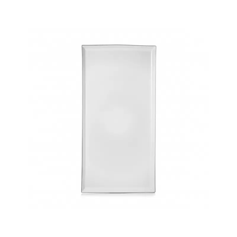 Revol Equinoxe Collection Rectangular Platter 55.5 cm - White Cumulus