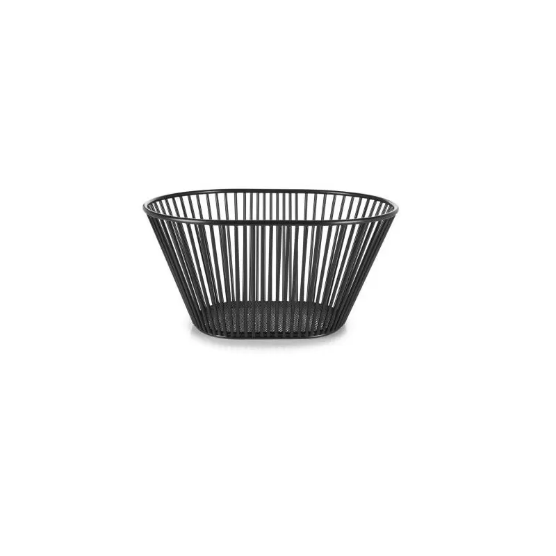 Revol Inspired. By Revol Collection Wire Basket Oval 32.1X23.9 cm - Black metal