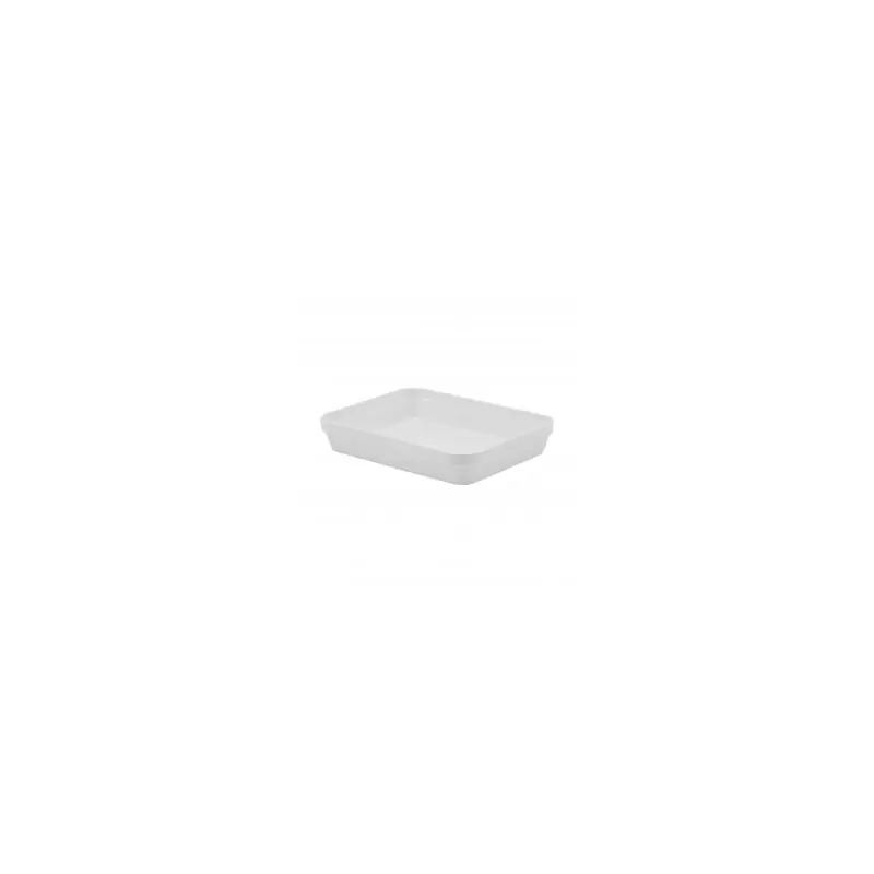 Revol Les Essentiels Collection Deep Rect. Dish 28 cm - White - Set of 2 pcs