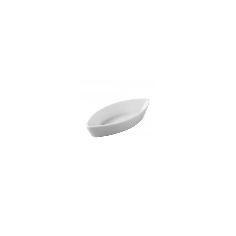 Revol Miniatures Collection Calisson Dish 9.5X4 cm - White - Set of 6 pcs