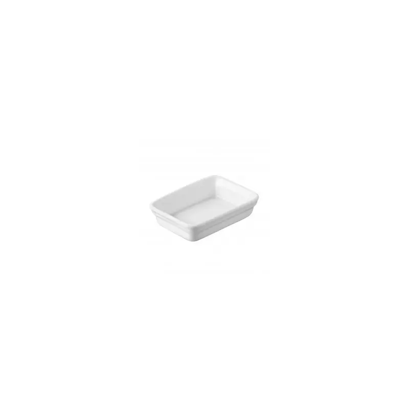 Revol Miniatures Collection Rectangular Dish 7X5 cm - White - Set of 6 pcs