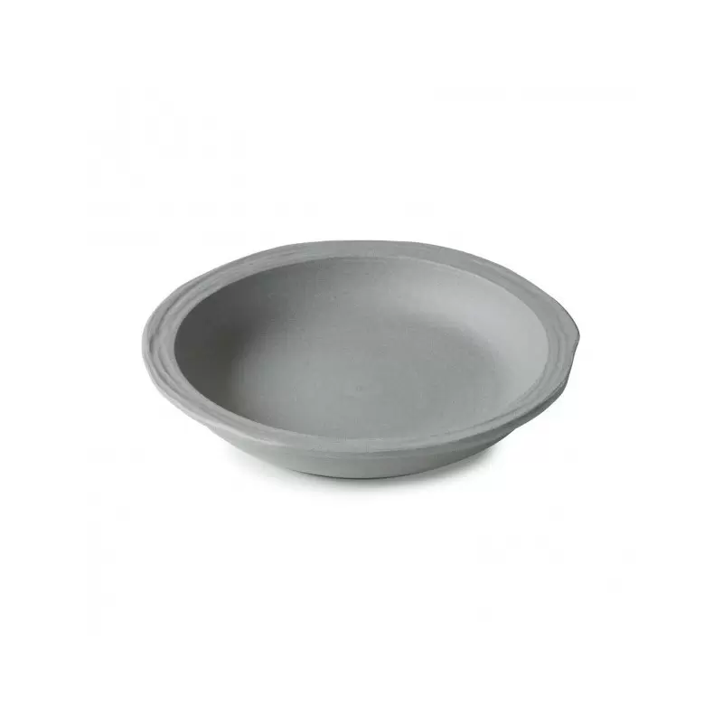 Revol No.W Collection Deep Plate 21 cm - Matt grey Recy clay - Set of 6 pcs