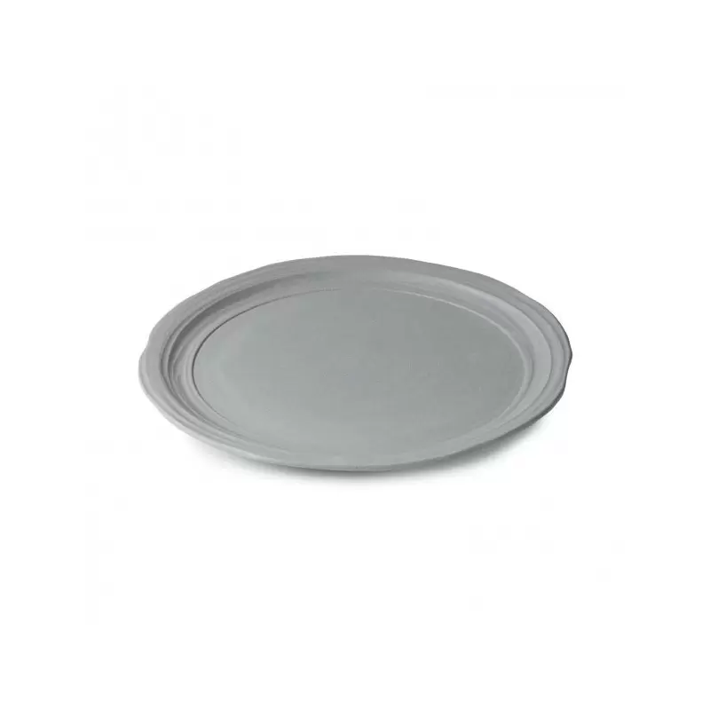 Revol No.W Collection Dinner Plate 26 cm - Matt grey Recy clay - Set of 6 pcs