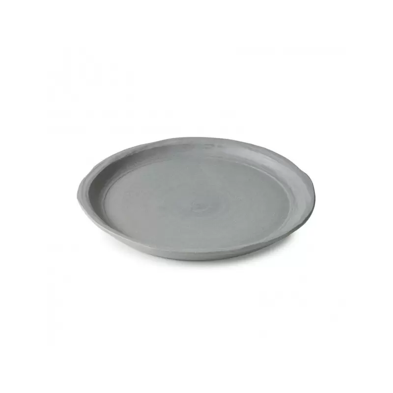 Revol No.W Collection Dinner Plate 23.5 cm - Matt grey Recy clay - Set of 6 pcs