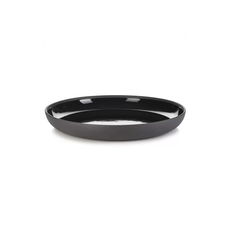 Revol Solid Collection Gourmet Plate 27 cm - Glossy Black - Set of 4 pcs