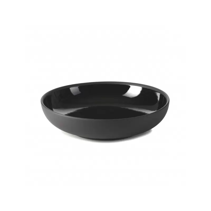 Revol Solid Collection Gourmet Plate 17.5 cm - Glossy Black - Set of 6 pcs