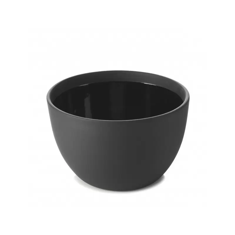 Revol Solid Collection Bowl 11 cm 30 cl - Glossy Black - Set of 6 pcs