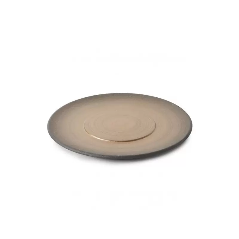 Revol Solstice Collection Lid For Bowl 40 cl - Matt slate style Sunrise Gold - Set of 6 pcs