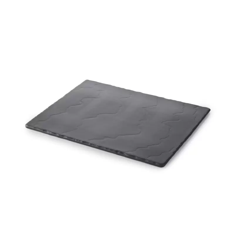 Revol Basalt Collection Rectangular Tray.1/2 Gastro - Matt slate style - Set of 2 pcs