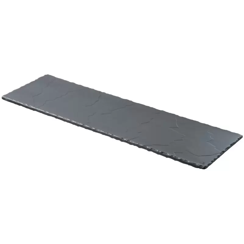 Revol Basalt Collection Rectangular Tray. 2/4 Gastro - Matt slate style - Set of 2 pcs