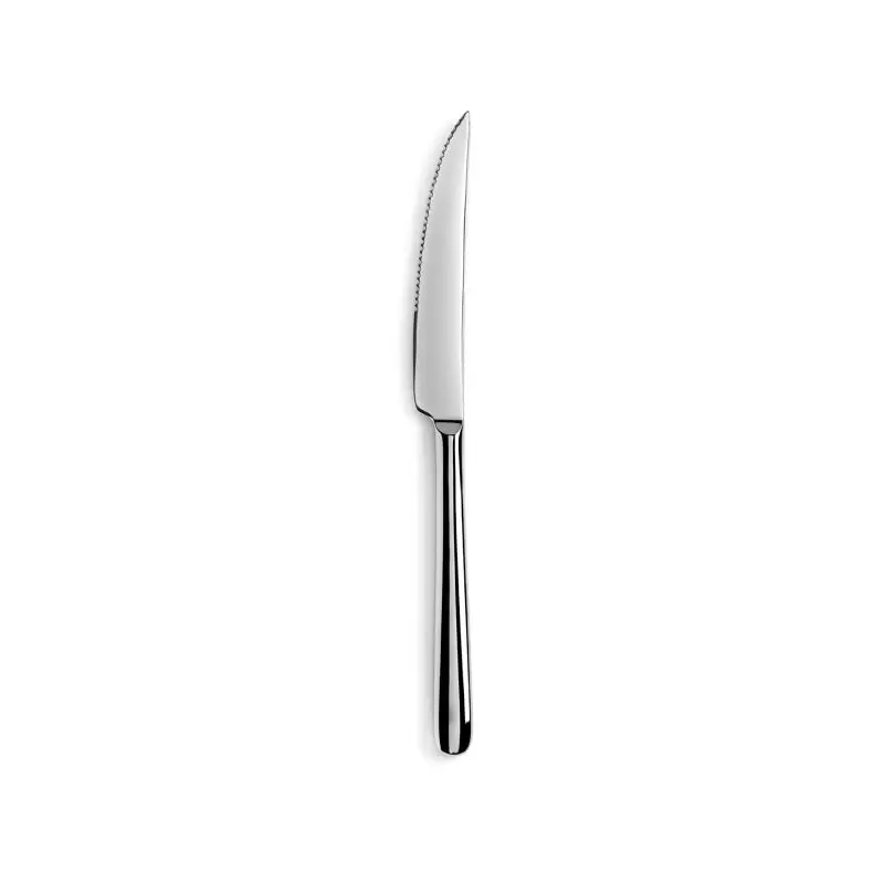 Revol Courchevel Collection Steak Knife - Mirrored 18/10 stainless steel - Set of 12 pcs