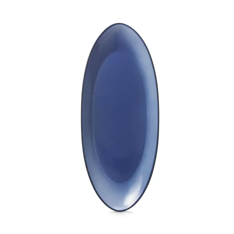 Revol Equinoxe Collection Oblong Plate 36 cm - Cirrus Blue - Set of 4 pcs