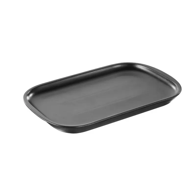 Revol Les Essentiels Collection Rect Steak Plate 32X21 cm - Cast iron style - Set of 4 pcs