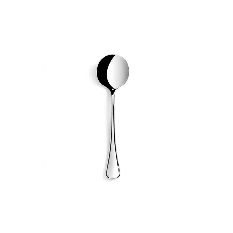 Revol Arles Collection Bouillon Spoon - Mirrored 18/10 stainless steel - Set of 12 pcs