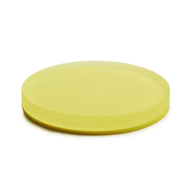 Revol SWEETIE Collection Round Pastry Support 8 cm - Lemon Nacryl - Set of 8 pcs