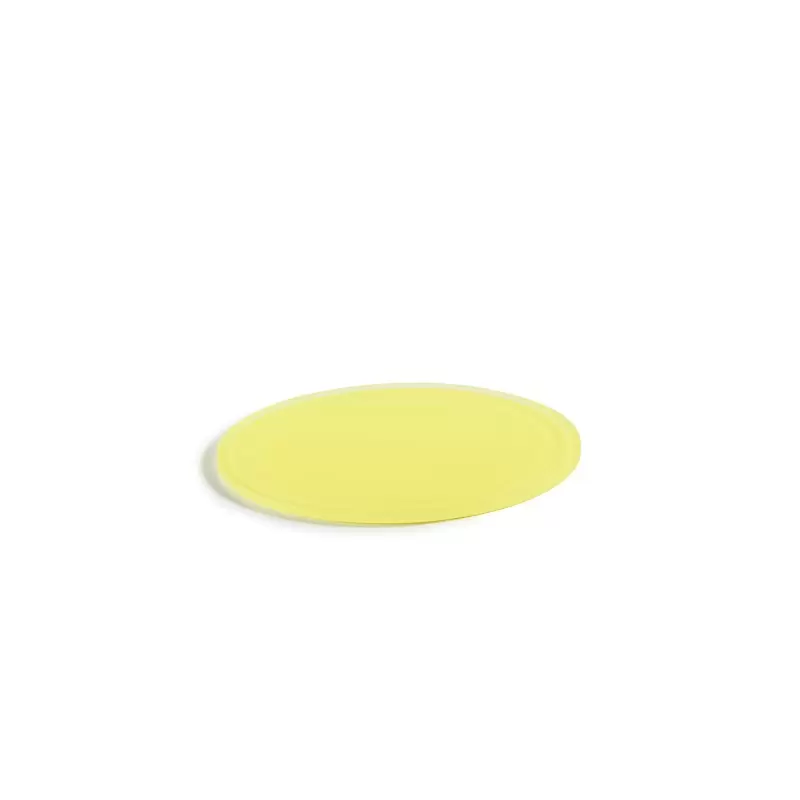 Revol SWEETIE Collection Round Tray W/Groove For Dome - Lemon Nacryl