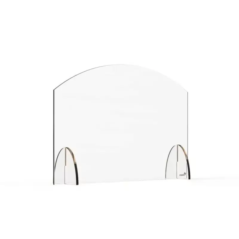 Rosseto Avant Guarde 24x15.5 Acrylic Sneeze Guard - 1 Piece - 24 x 4.7 x 15.5 In.