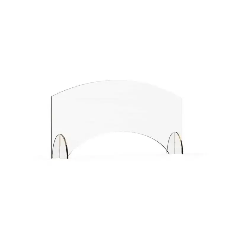 Rosseto Avant Guarde 36x15.5 Acrylic Sneeze Guard with Pass-Through Window - 1 Piece - 36 x 4.7 x 15.5 In.