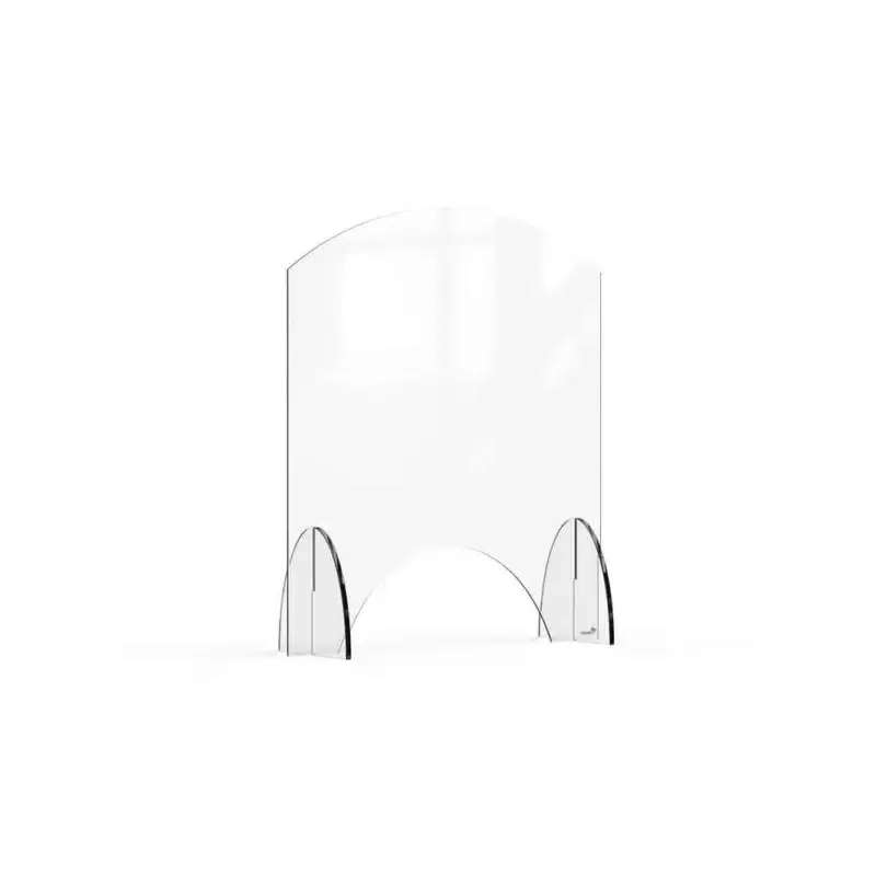 Rosseto Avant Guarde 24x28 Acrylic Sneeze Guard with Pass-Through Window - 1 Piece - 24 x 8 x 28 In.