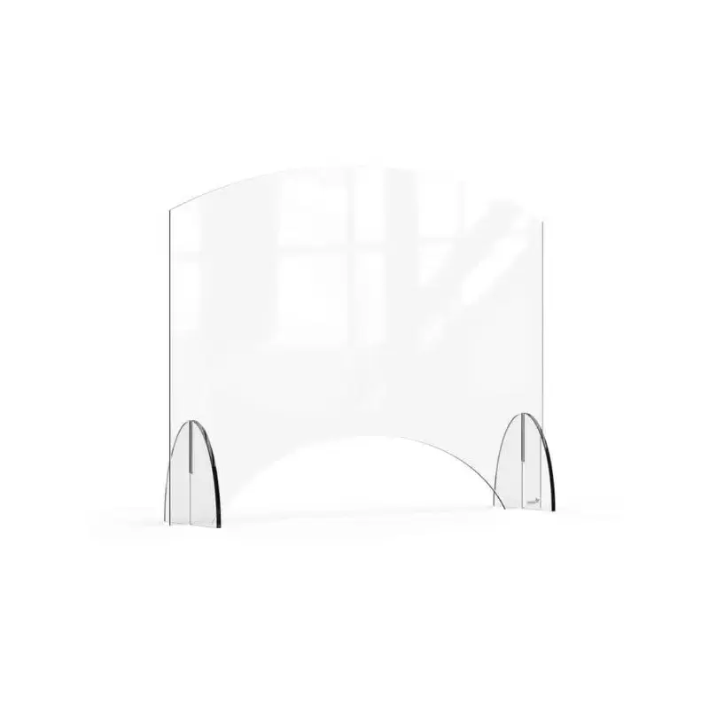 Rosseto Avant Guarde 36x28 Acrylic Sneeze Guard with Pass-Through Window - 1 Piece - 36 x 8 x 28 In.