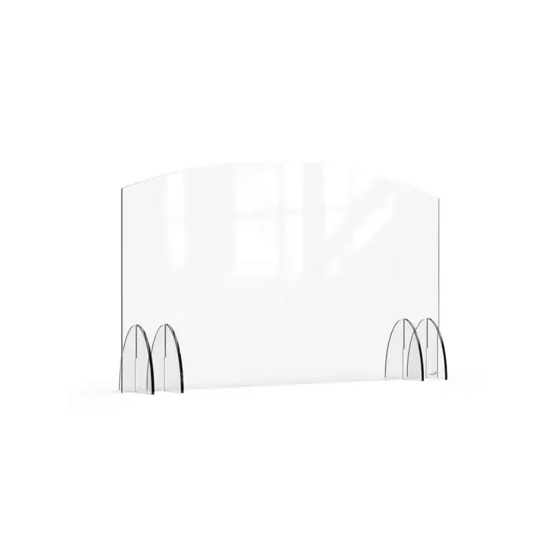 Rosseto Avant Guarde 48x28 Acrylic Sneeze Guard - 1 Piece - 48 x 8 x 28 In.