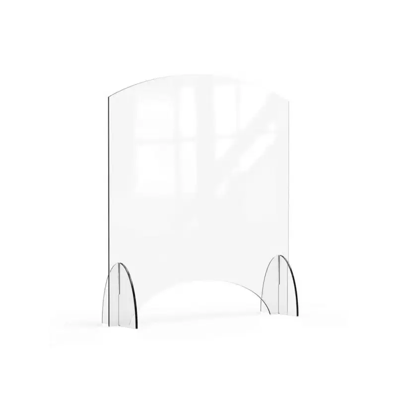 Rosseto Avant Guarde 36x40 Acrylic Sneeze Guard with Pass-Through Window - 1 Piece - 36 x 10 x 40 In.