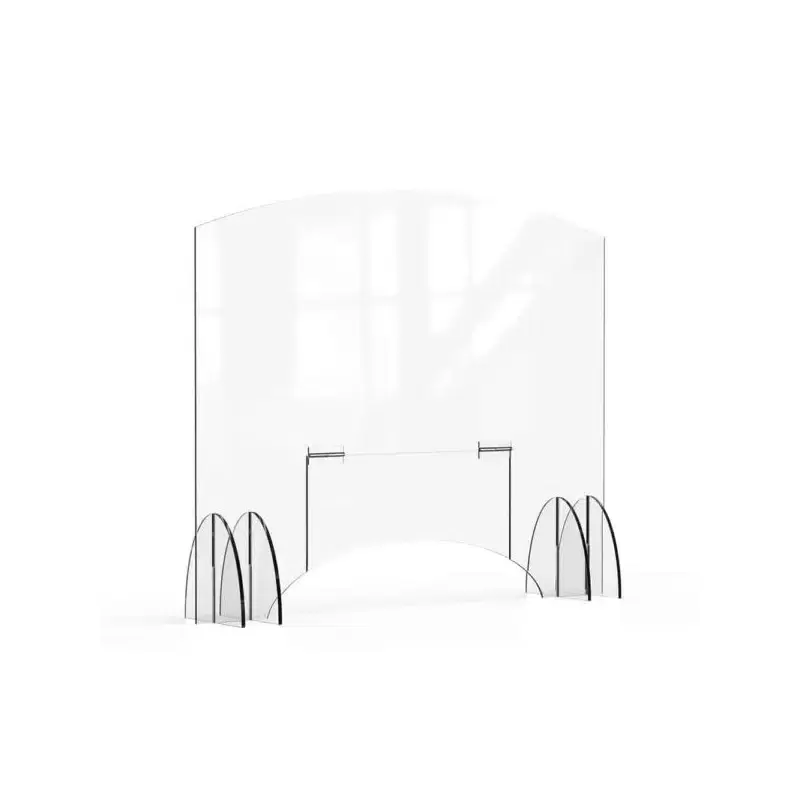 Rosseto Avant Guarde 48x40 Acrylic Sneeze Guard with Pass-Through Door - 1 Piece - 48 x 10 x 40 In.