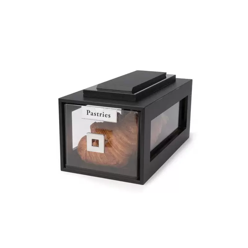 Rosseto Single Black Acrylic Drawer - 1 Piece - 7.75 x 15.25 x 7.25 In.