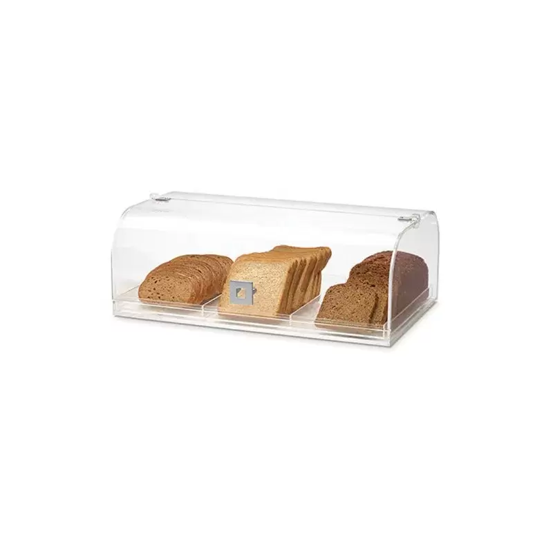 Rosseto Dome Bakery Case with 3 Row Divider Tray - 1 Piece - 19.13 x 12.75 x 7.5 In.