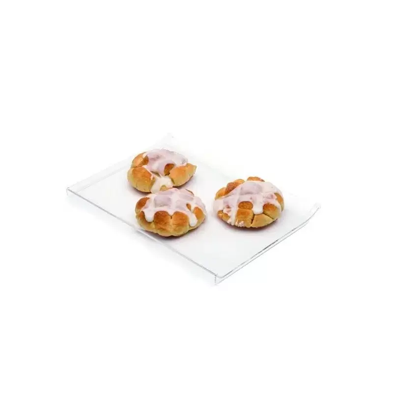 Rosseto Clear Acrylic Bakery Tray (Set of 3 pcs.) - 1 SET - 14.5 x 10.5 x 0.88 In.