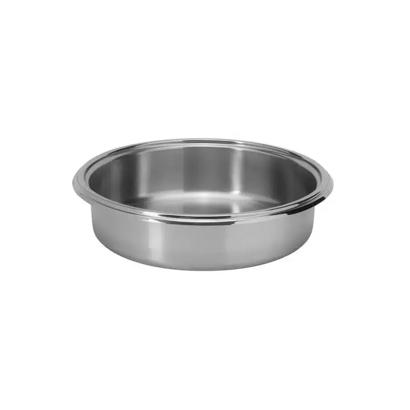 Rosseto Round 4.75 QT Stainless Steel Food Pan - 12.75 x 12.75 x 3.25 In.