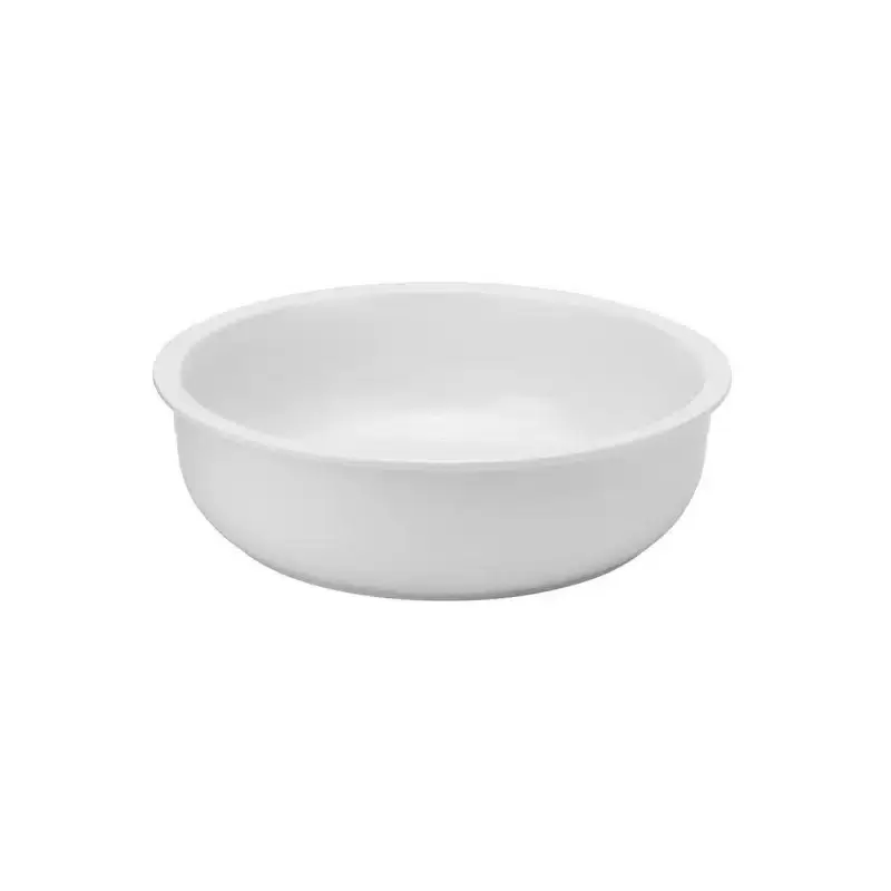 Rosseto Round 4.75 QT Porcelain Food Pan - 11.75 x 11.75 x 3.5 In.