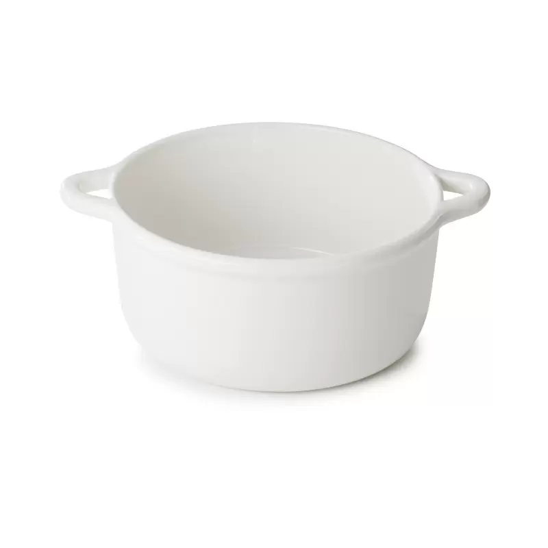 Revol Bombance Collection Round Cocotte 26 cm Oven Without Lid - Alabaster white